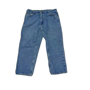 Carhartt Relaxed Fit Work Jeans Medium Blue 42x28